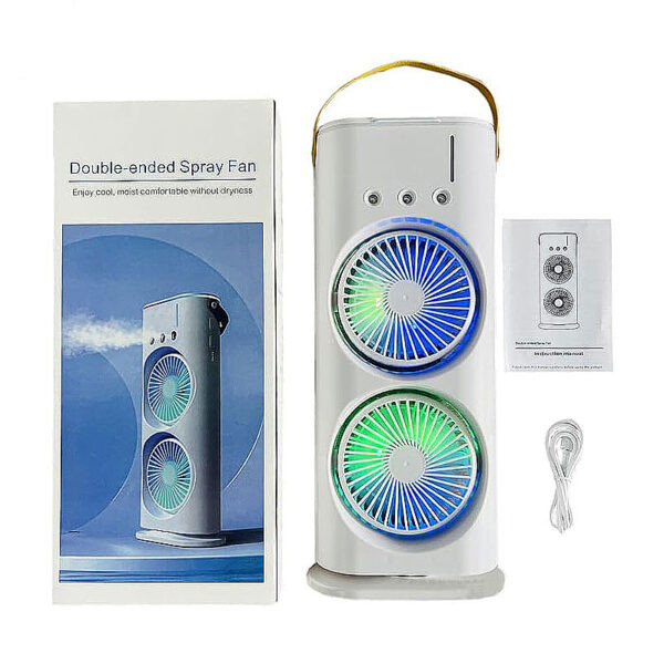 پنکه مه پاش شارژی دوفن - سفید