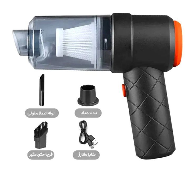 جارو شارژی خودرو مدل YT-M2037 - مشکی