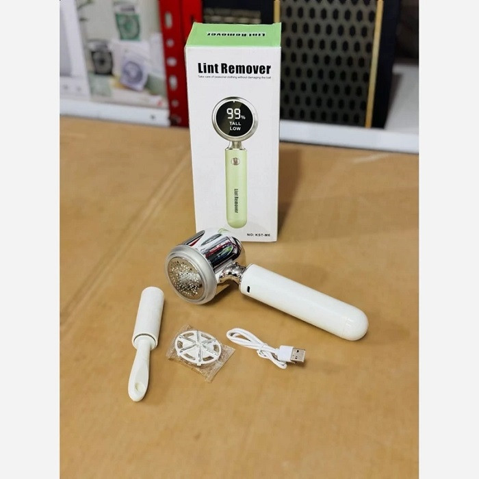 عکس نزدیک از پرزگیر شارژی دیجیتالی لباس مدل M600 - سبز