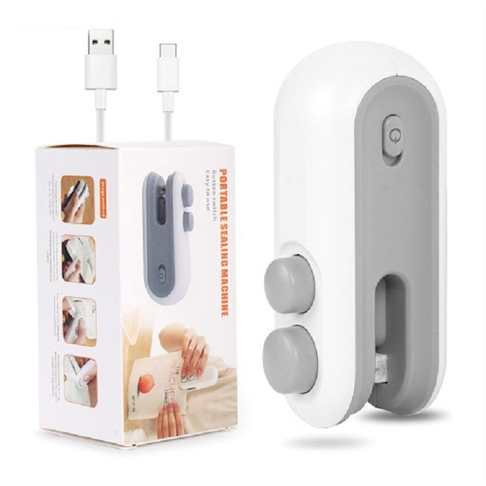 دستگاه پلمپ کیسه شارژی کاتردار - سفید