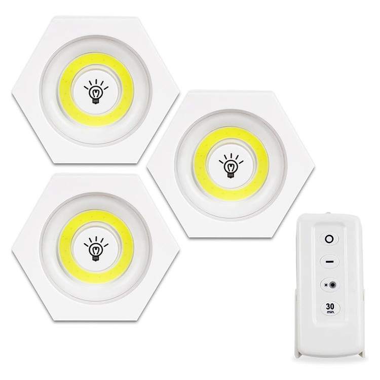 چراغ زیر کابینتی بدون سیم (باطری خور ریموت دار) - مهتابی