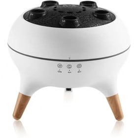 دستگاه رطوبتساز و آروماتراپی V80 طرح عروس دریایی – بخور سرد LED فانتزی - سفید