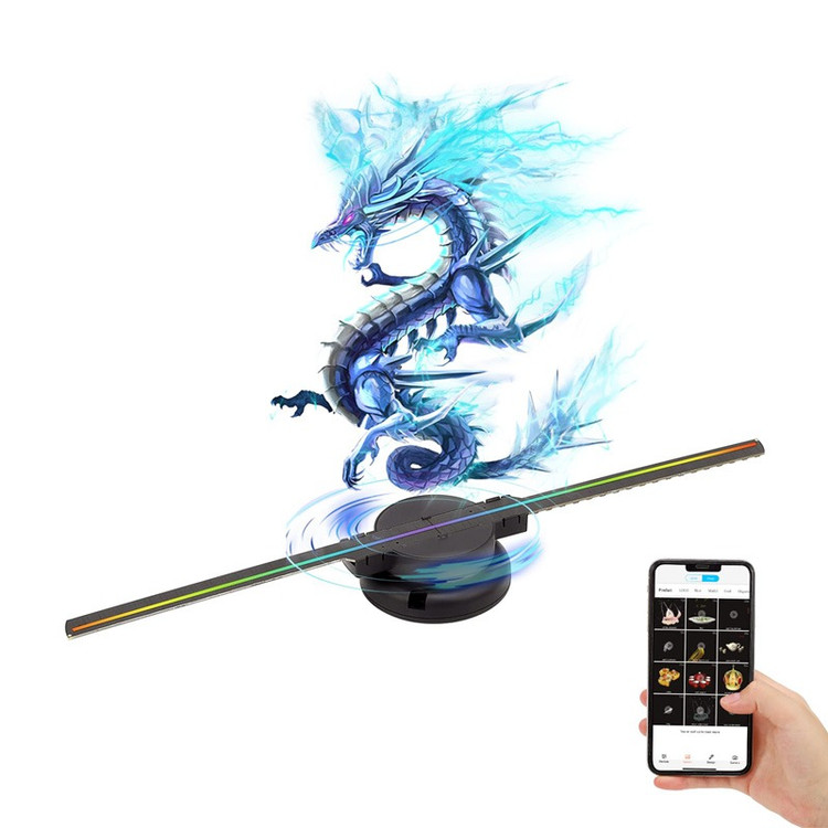 هولوگرام فن سهبعدی ۴۲ سانتیمتری وایفایدار - نحوه استفاده