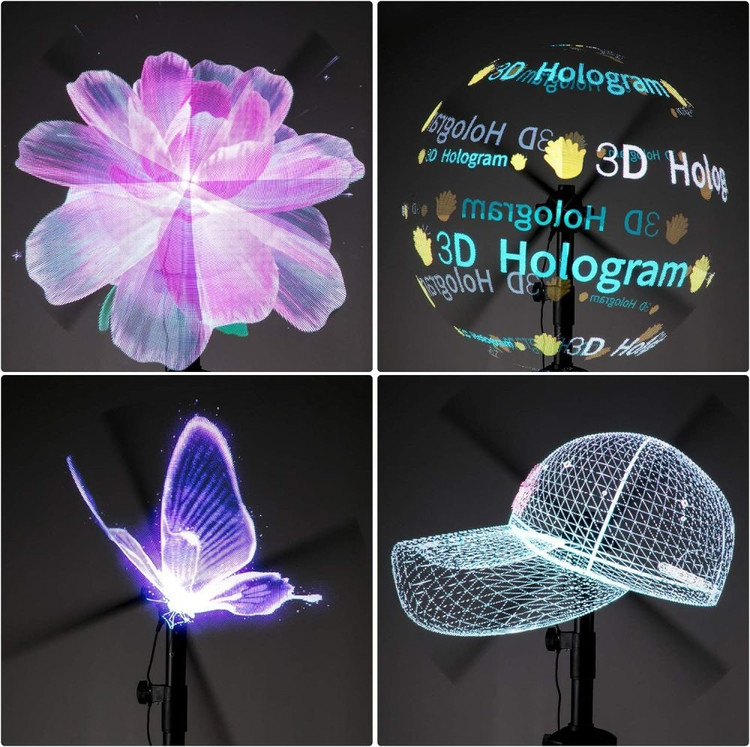 هولوگرام فن سهبعدی ۴۲ سانتیمتری وایفایدار - مشخصات