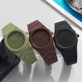 ساعت مچی یونیسکس بند پلاستیکی کوارتز