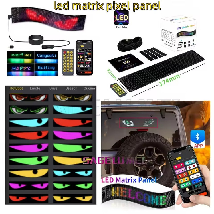 پنل LED ماتریکسی منعطف قابل برنامهریزی - مشخصات