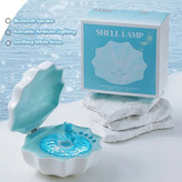 اسپیکر گرامافونی طرح صدف RGB شارژی (اورجینال) - آبی