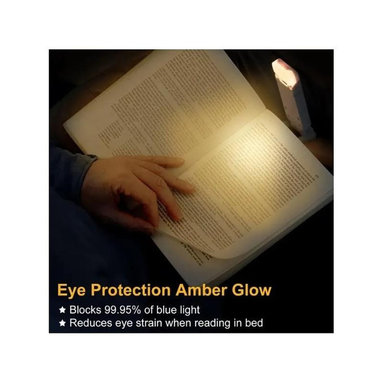 چراغ LED مطالعه گیرهای شارژی USB - مشکی