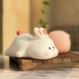 چراغ خواب سیلیکونی لمسی طرح خرگوش شارژی