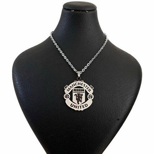 گردنبند لوگوی منچستر یونایتد استیل رنگ ثابت