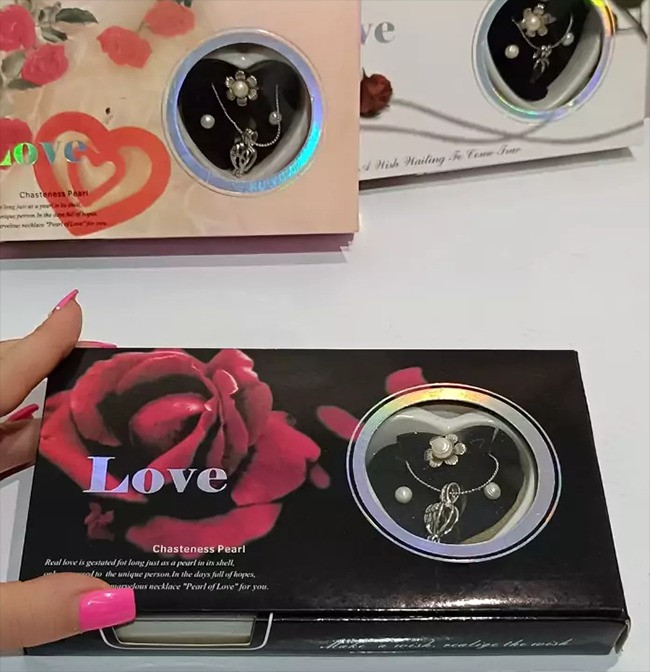 گردنبند مروارید شانسی