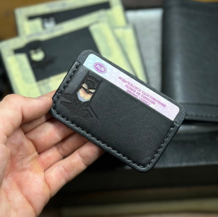 کیف کارت و کیف پول چرمی طرح بتمن