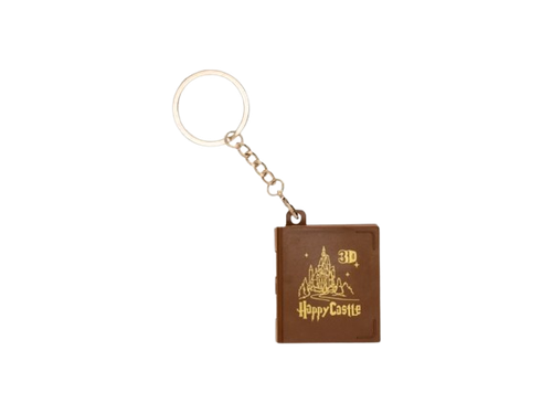 جاکلیدی کتاب سه بعدی طرح دنیای هری پاتر - قهوهای