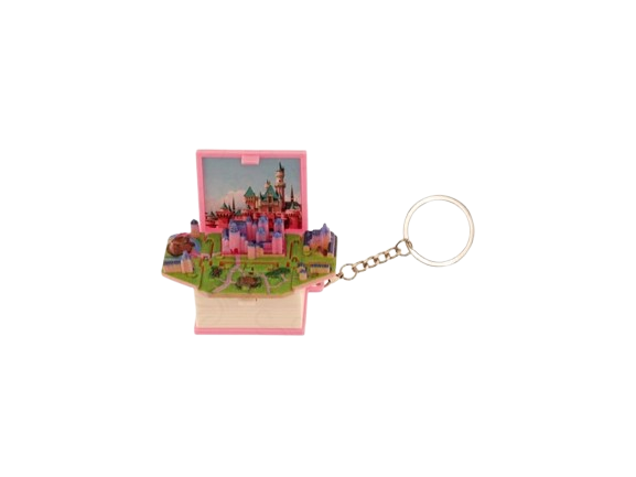 جاکلیدی کتاب سه بعدی طرح دنیای هری پاتر - صورتی