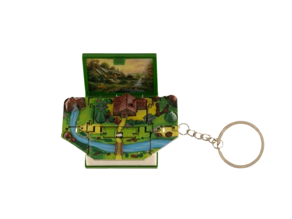 جاکلیدی کتاب سه بعدی طرح دنیای هری پاتر - سبز