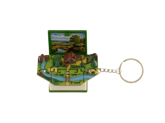 جاکلیدی کتاب سه بعدی طرح دنیای هری پاتر - سبز