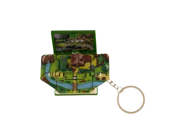 جاکلیدی کتاب سه بعدی طرح دنیای هری پاتر - سبز