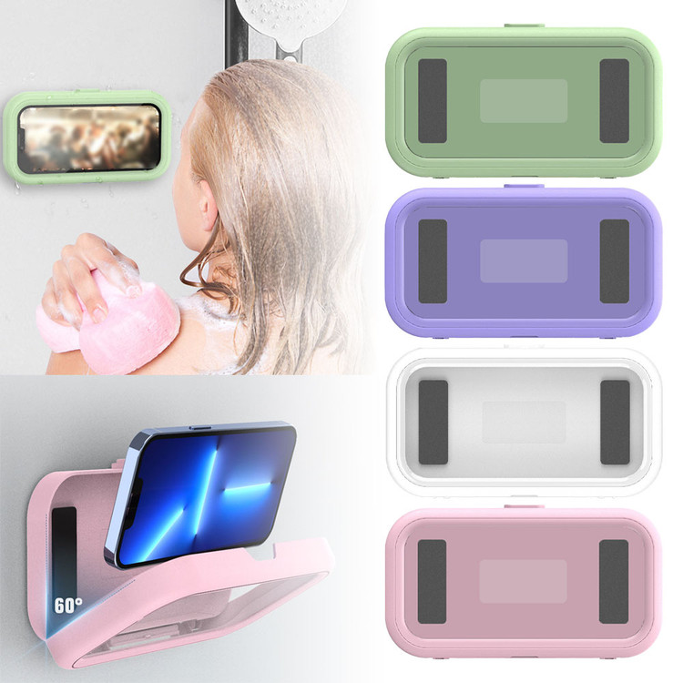 هولدر موبایل ضد آب دیواری حمام و آشپزخانه