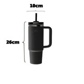 ماگ ترمویی استنلی Stanley مدل 1.18 لیتری - مشکی ابعاد