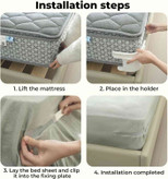 ست ۴ عددی نگهدارنده ملحفه تشک