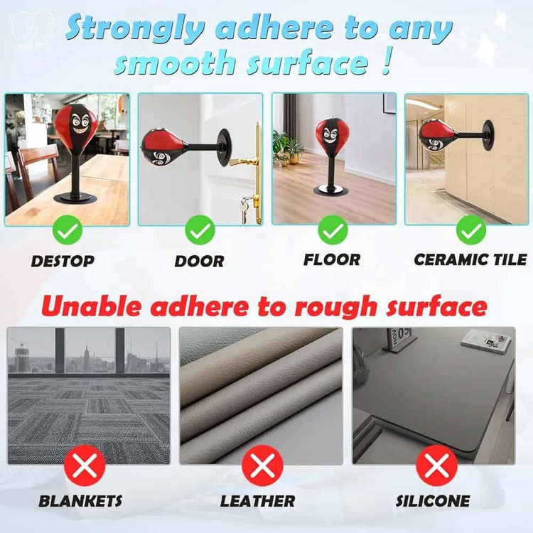 گلابی بوکس مدل رومیزی پایهدار - نحوه استفاده