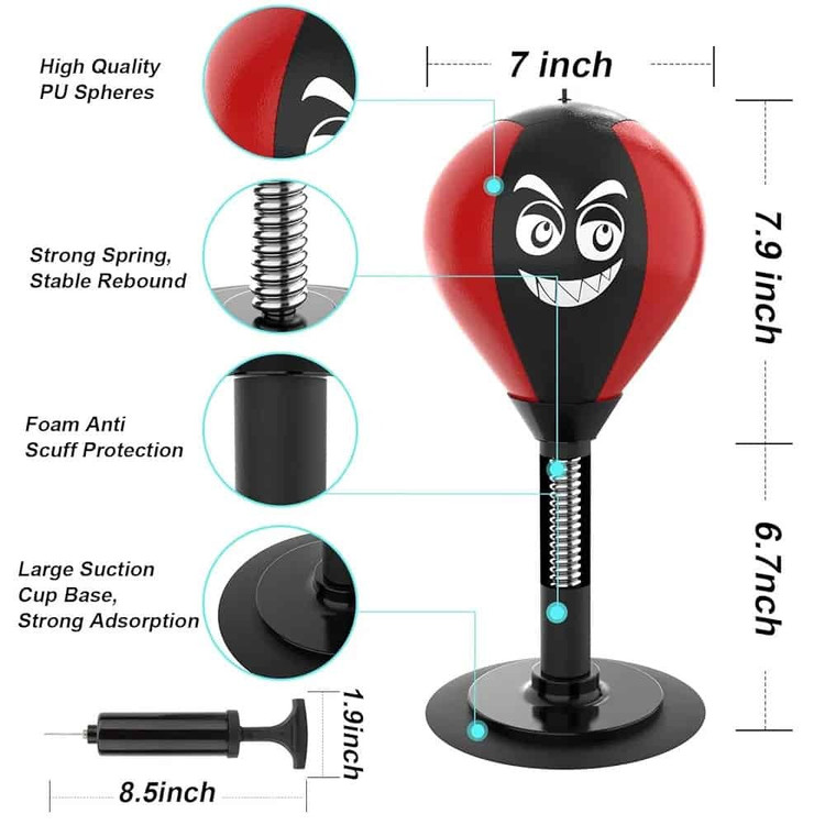 گلابی بوکس مدل رومیزی پایهدار - نحوه استفاده