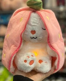 عروسک خرگوش تنفسی موزیکال چراغدار 30 سانتی