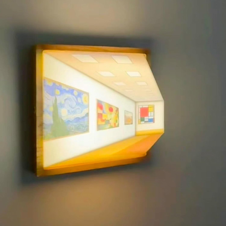 چراغ خواب سهبعدی توهم نوری | 3D Visual Experience Lamp