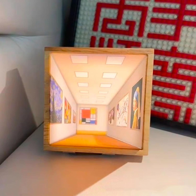 چراغ خواب سهبعدی توهم نوری | 3D Visual Experience Lamp