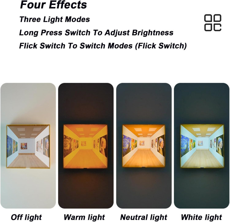 چراغ خواب سهبعدی توهم نوری | 3D Visual Experience Lamp