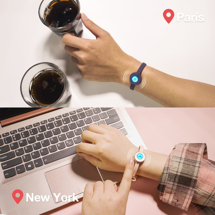 دستبند عشق CANDY WAVE ست دونفره | دستبند لمسی هوشمند TOTWOO