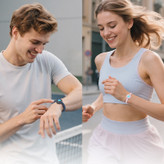 دستبند عشق CANDY WAVE ست دونفره | دستبند لمسی هوشمند TOTWOO