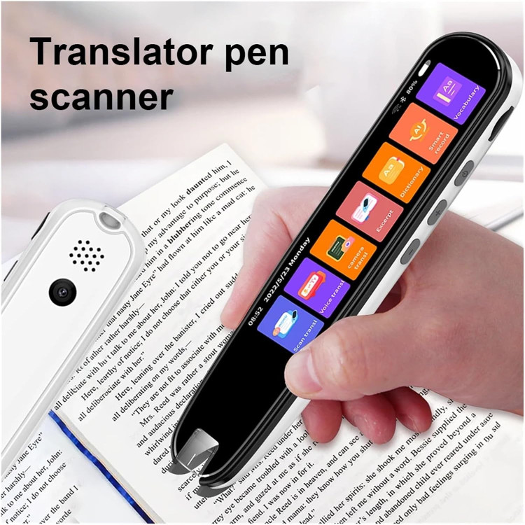 قلم مترجم هوشمند MD04 | اسکنر ترجمه 134 زبانه با صفحه لمسی