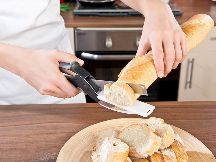 قیچی آشپزخانه 3 در 1 مدل Smart Clever Cutter | چندکاره و حرفهای