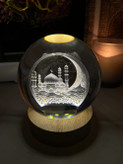 چراغ کریستالی رومیزی طرح Islamic Faith Light مدل کرهای