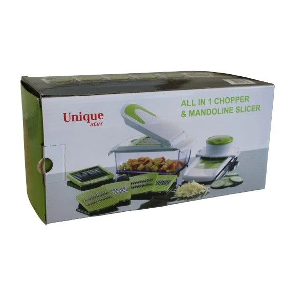 سالاد ساز و خردکن چندکاره یونیک استار مدل NICER DICER